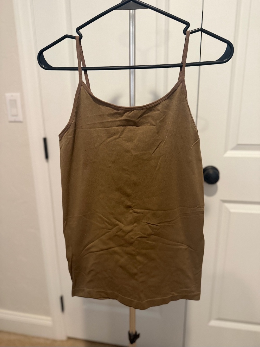 Zenana Outfitters Brown Spaghetti Strap Cami